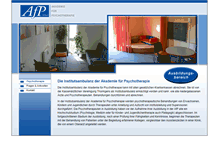 Tablet Screenshot of institutsambulanz.afp-erfurt.de